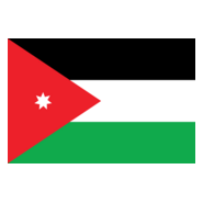 Jordan Flag Logo PNG Vector