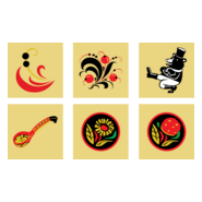 Khokhloma Logo PNG Vector