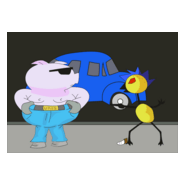 Killer Pollo Logo PNG Vector