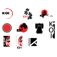 koi Logo PNG Vector