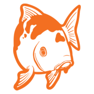 Koi Restaurante Carpa Logo PNG Vector