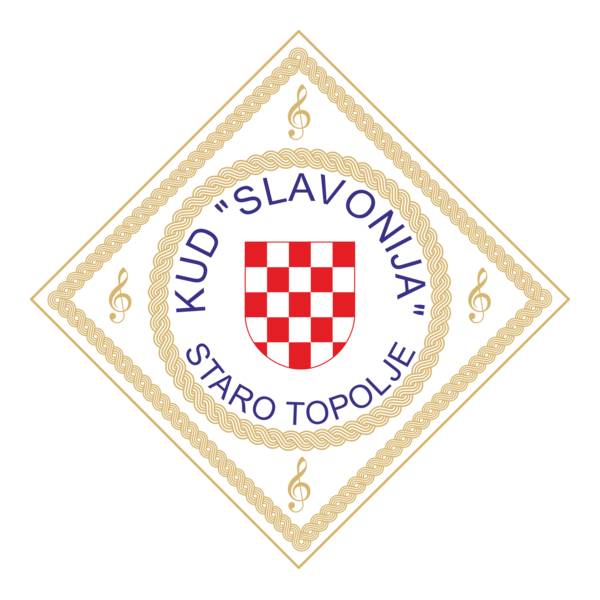 KUD SLAVONIJA Staro Topolje Logo PNG Vector