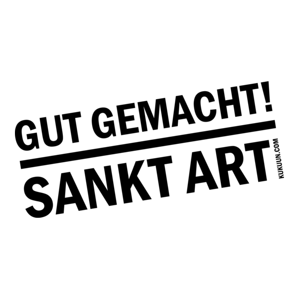 kukuun SANKT ART Gut Gemacht! Logo PNG Vector