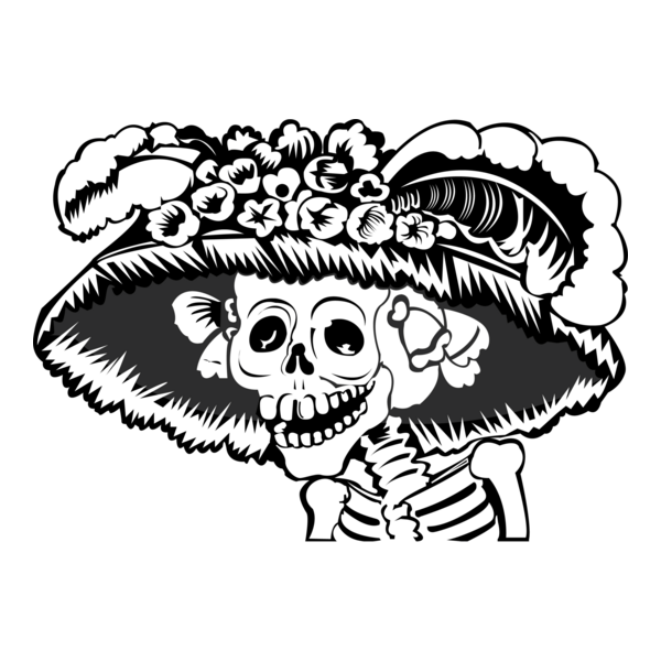 La Catrina Logo PNG Vector