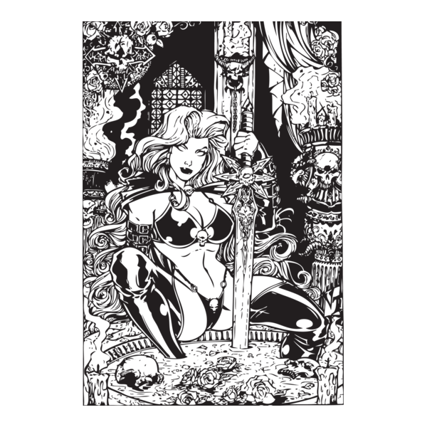 lady death Logo PNG Vector