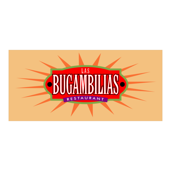 Las Bugambilias Restaurant Logo PNG Vector