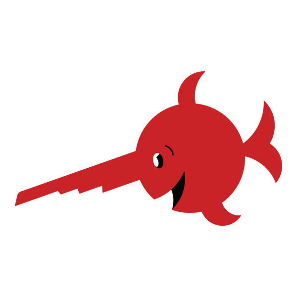 Laughing Sawfish Logo PNG Vector