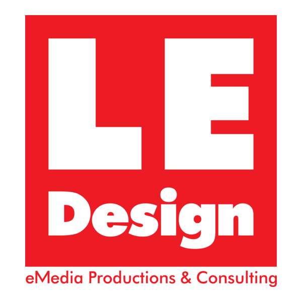 LE Design Logo PNG Vector