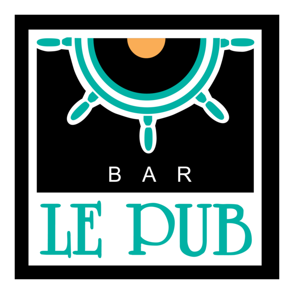 Le Pub Logo PNG Vector
