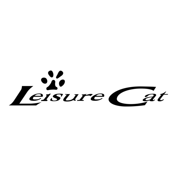 Leisure Cat Logo PNG Vector