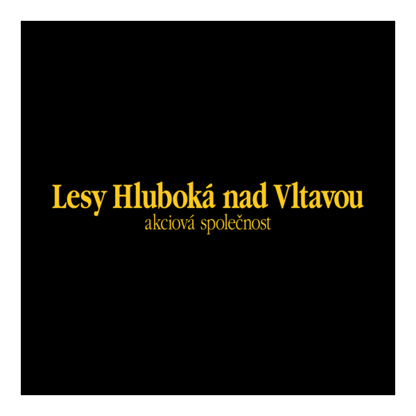 Lesy Hluboka nad Vltavou Logo PNG Vector