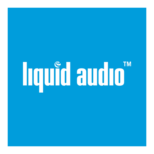 Liquid Audio Logo PNG Vector