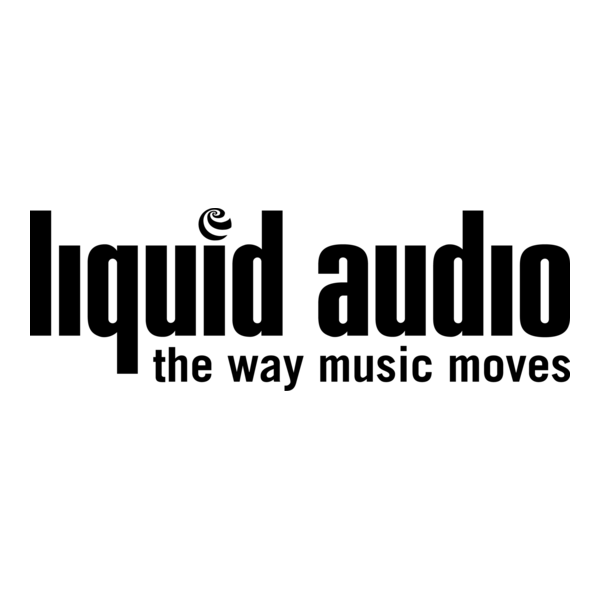 Liquid Audio Logo PNG Vector