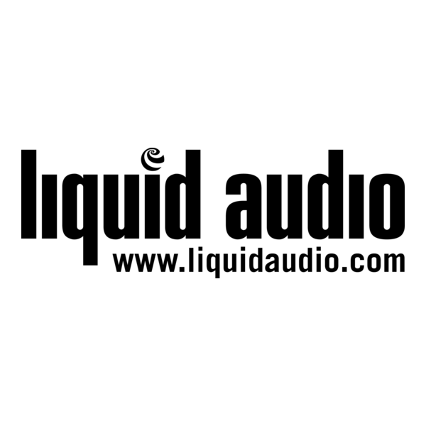 Liquid Audio Logo PNG Vector