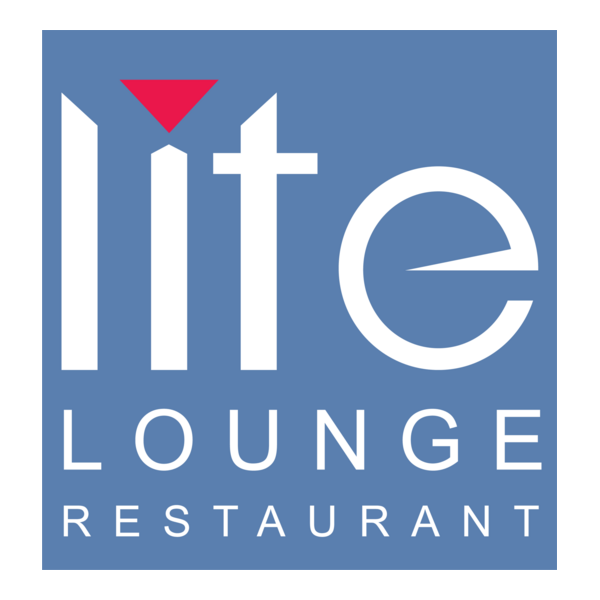 Lite Lounge Restaurant Logo PNG Vector