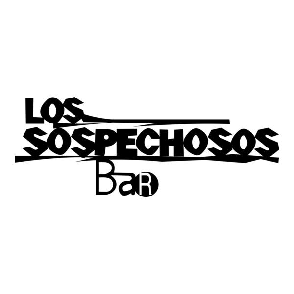 Los Sospechosos Bar Logo PNG Vector