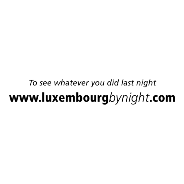 Luxembourg by Night Logo PNG Vector