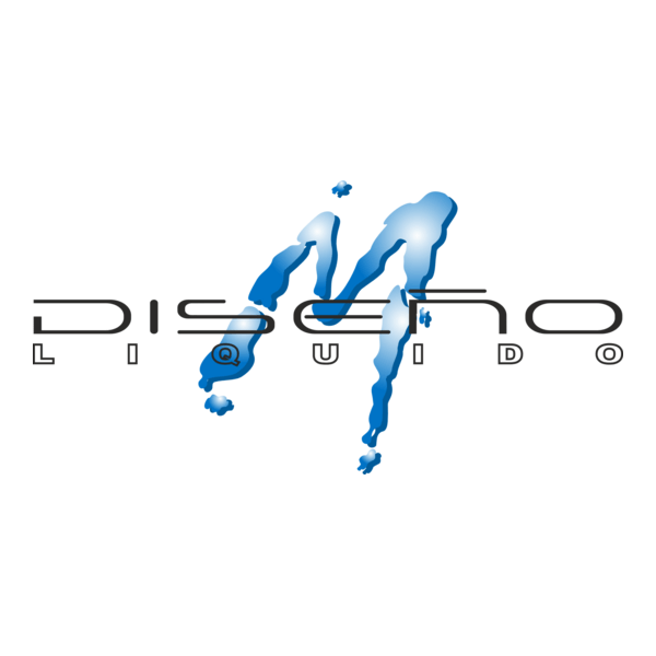 M DISEÑO LIQUIDO Logo PNG Vector