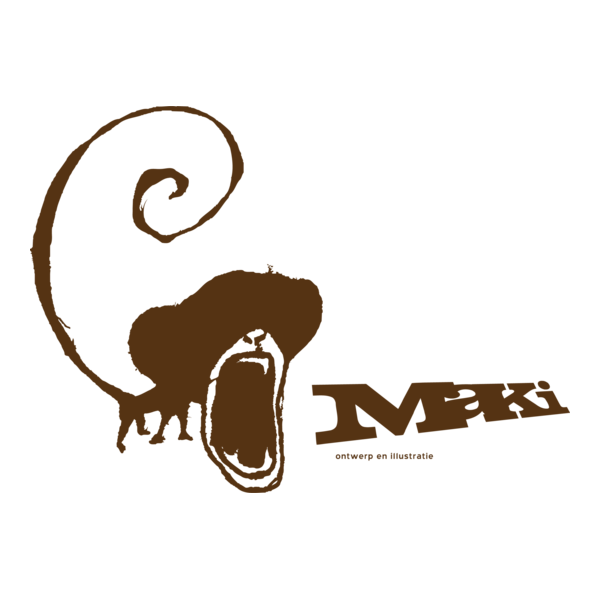 MAKI ontwerp en illustratie Logo PNG Vector