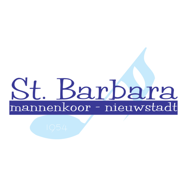 Mannenkoor Sint Barbara Logo PNG Vector