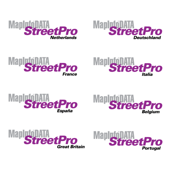 MapInfo Data StreetPro Logo PNG Vector