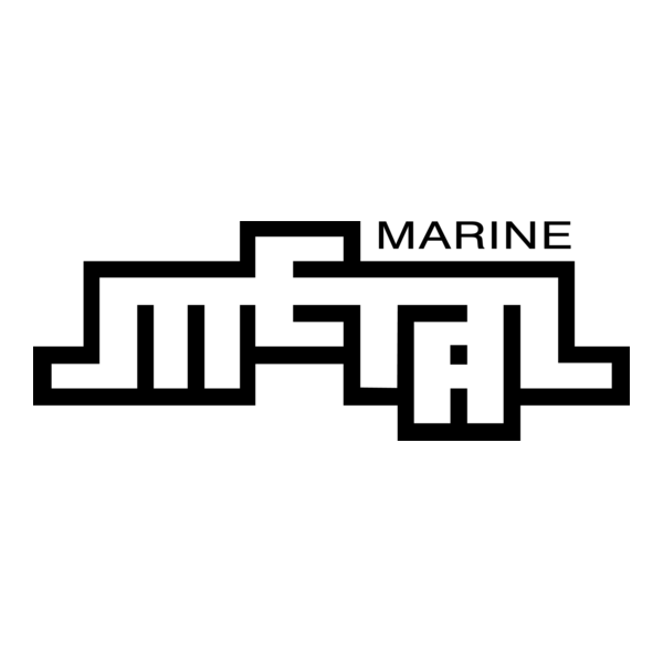 Marine Metal Logo PNG Vector