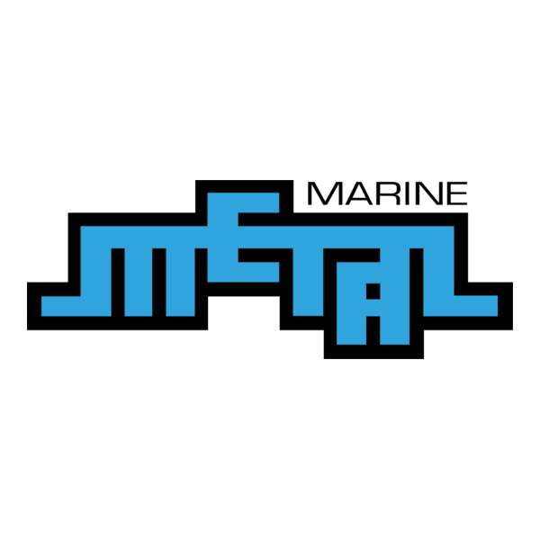 Marine Metal Logo PNG Vector