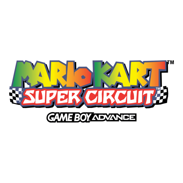 Mario-Kart Super Circuit Logo PNG Vector