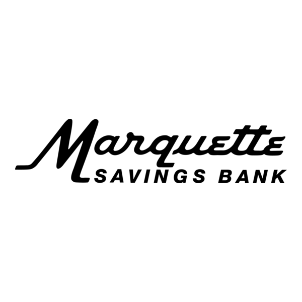 Marquette Savings Bank b&w Logo PNG Vector
