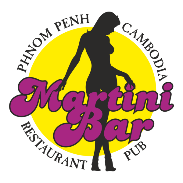 Martini Bar Logo PNG Vector