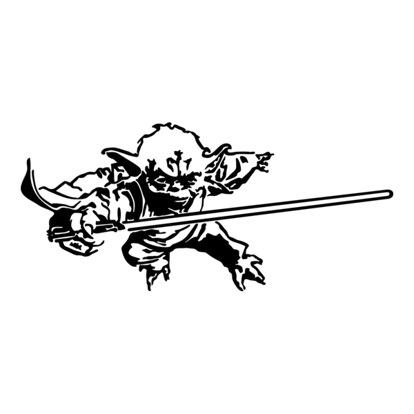 Master Yoda Logo PNG Vector