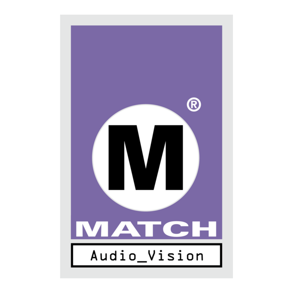Match Audio & Video Logo PNG Vector