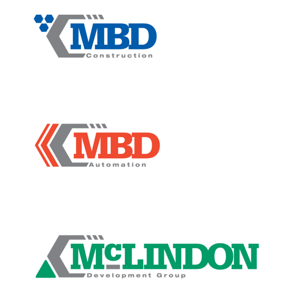 MBD General Contractor Logo PNG Vector