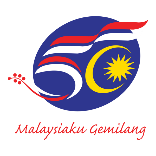 Perayaan Hari Kemerdekaan Ke-50 Logo PNG Vector