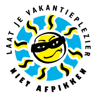 Laat je vakantieplezier niet afpikken Logo PNG Vector