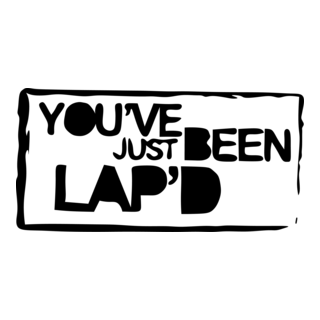 Lap Crew You've Just Been LAP'D Logo PNG Vector
