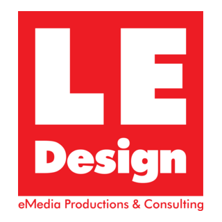 LE Design Logo PNG Vector