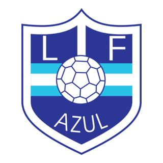 Liga de Futbol de Azul Logo PNG Vector