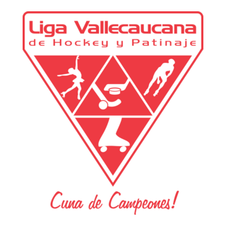 Liga Vallecaucana de Hockey y Patinaje Logo PNG Vector