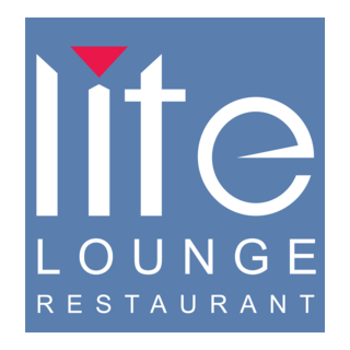 Lite Lounge Restaurant Logo PNG Vector