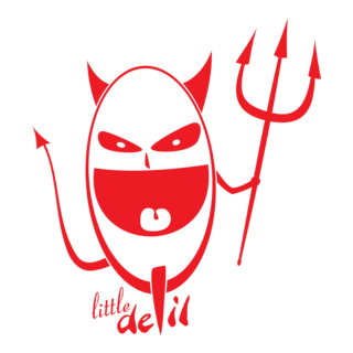 Little Devil Logo PNG Vector