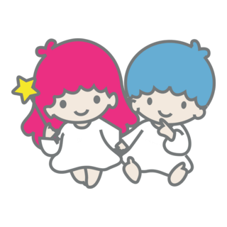 Little Twin Stars Logo PNG Vector