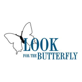 Look For The Butterfly Logo PNG Vector