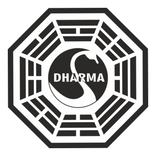 LOST The Dharma Initiative - Station 3 - The Swan Logo PNG Vector