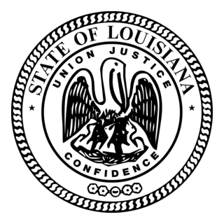 Louisiana State Seal Logo PNG Vector