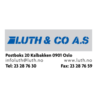 LUTH & CO AS Logo PNG Vector