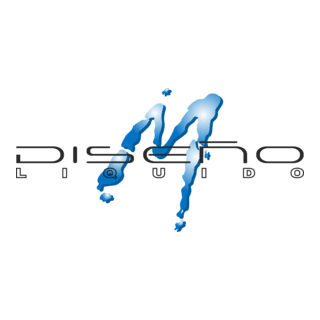 M DISEÑO LIQUIDO Logo PNG Vector