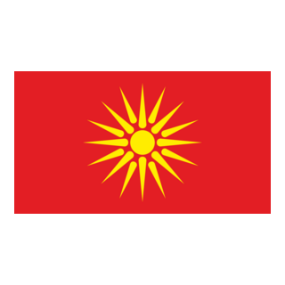Macedonian Flag Logo PNG Vector