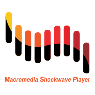 Macromedia Shockwave Player Logo PNG Vector