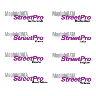 MapInfo Data StreetPro Logo PNG Vector
